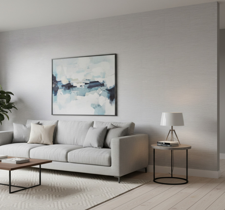 Carta da parati ornamentale imitazione acciaio grigio - TenStickers