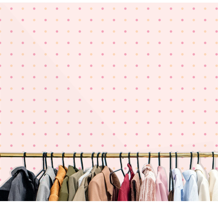 Carta da parati pois motivo a pois delicato - TenStickers