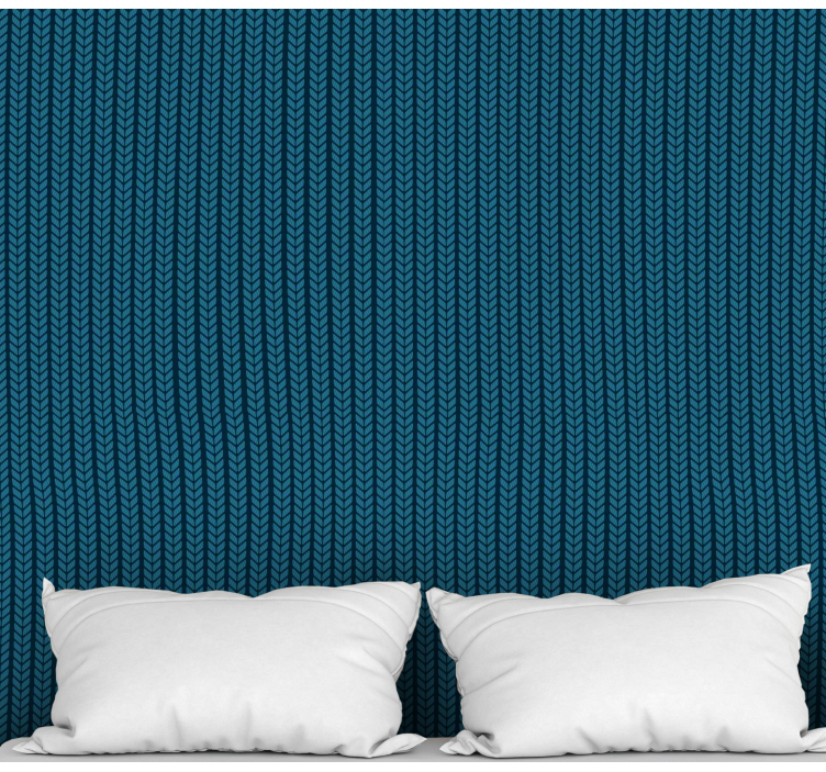 Carta da parati quadrati eleganza intrecciata - TenStickers