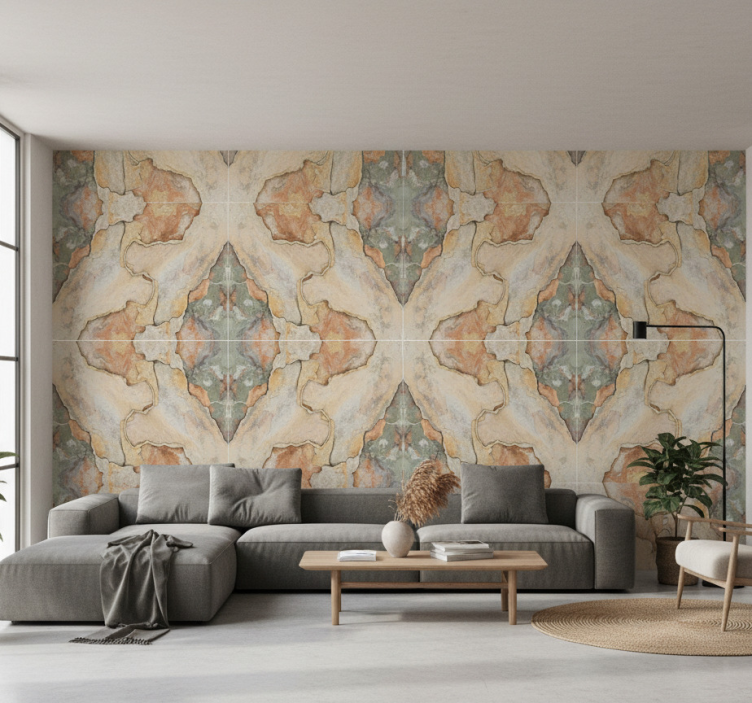 Carta da parati rustica intonaco scrostato b0782337sx - TenStickers