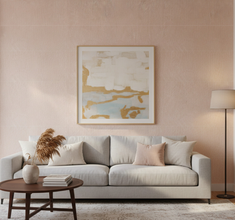 Carta da parati soggiorno superficie neutra testurizzata - TenStickers