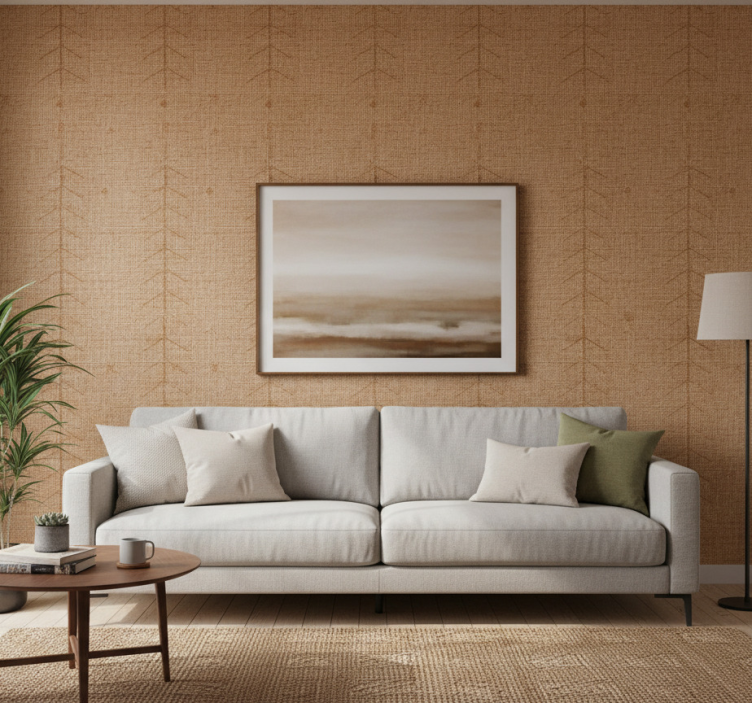 Carta da parati soggiorno texture naturale - TenStickers