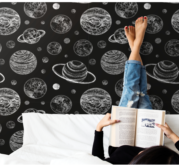 Carta da parati stelle esplorazione dei corpi celesti - TenStickers