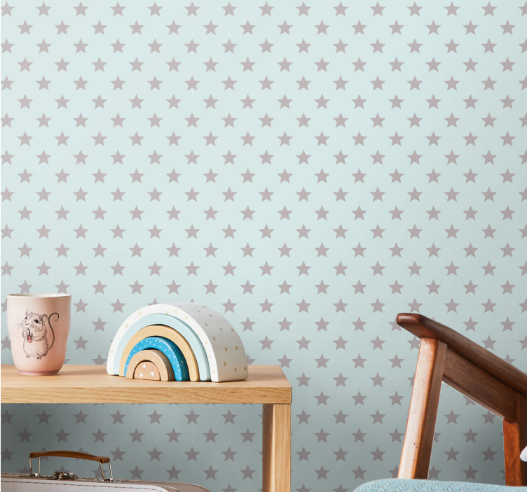 Carta da parati stelle motivo a stella - TenStickers