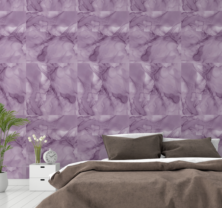 Carta da parati texture essenza di marmo viola - TenStickers