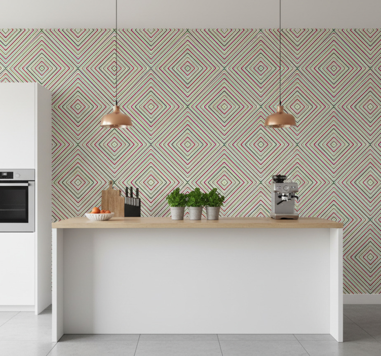 Carta da parati texture forme geometriche - TenStickers