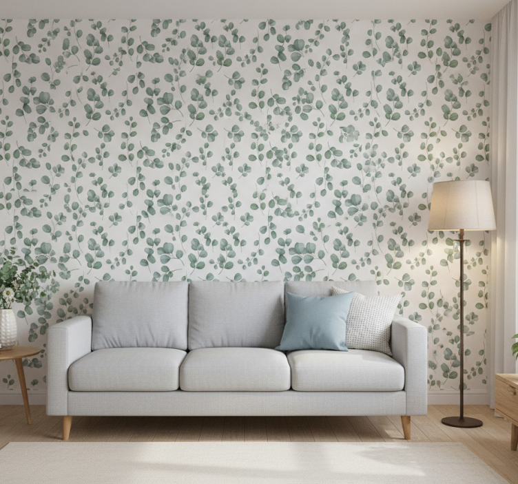 Carta da parati texture motivo floreale acquerello - TenStickers