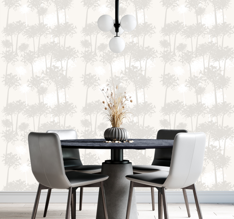 Carta da parati alberi foresta di sagoma - TenStickers