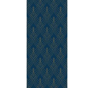 Carta da parati moderna elegante design a foglia - TenStickers