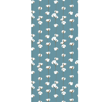 Carta da parati floreale motivo bianco delicato - TenStickers