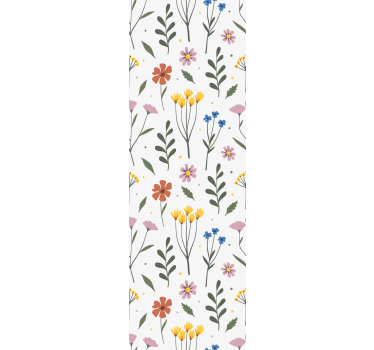 Carta da parati floreale design floreale vivace - TenStickers