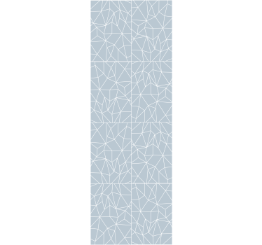 Carta da parati geometrica disegno di linea astratta - TenStickers