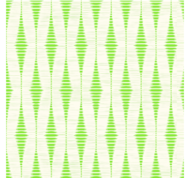 Carta da parati geometrica rabaul ikat verde - TenStickers