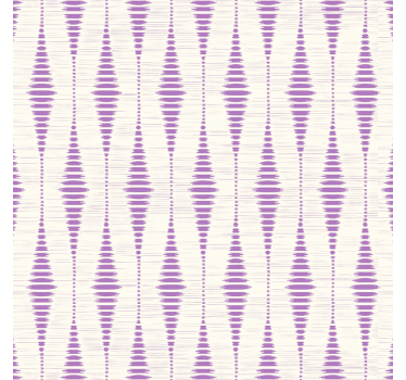 Carta da parati geometrica rabaul ikat viola - TenStickers