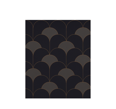 Carta da parati vintage design degli archi degli anni '20 - TenStickers