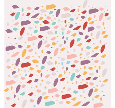 Carta da parati effetto marmo pietre colorate - TenStickers