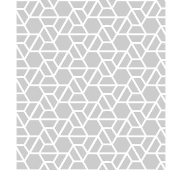 Carta da parati geometrica design a griglia geometrica - TenStickers