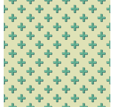 Carta da parati geometrica forme menta plus - TenStickers