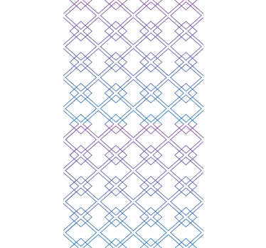 Carta da parati geometrica diamanti e linee - TenStickers