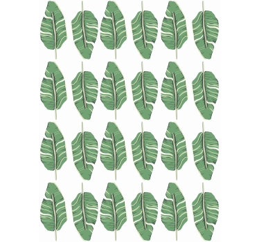 Carta da parati natura motivo foglia opulenta - TenStickers
