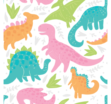 Carta da parati cameretta colori pastello - TenStickers