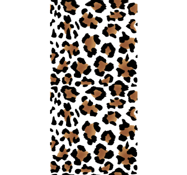 Carta da parati cameretta motivo macchie di leopardo - TenStickers