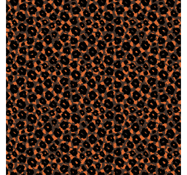Carta da parati cameretta motivo leopardato - TenStickers