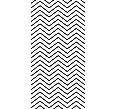 Carta da parati moderna design a zigzag - TenStickers