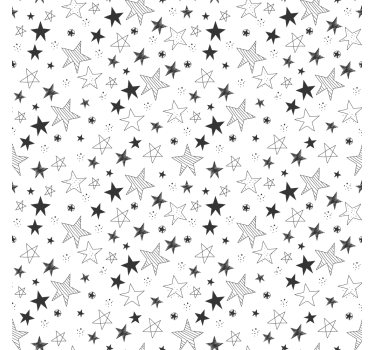 Carta da parati moderna punti e stelle - TenStickers