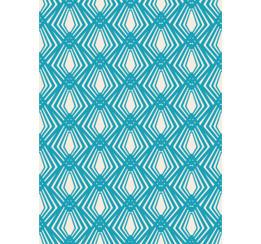 Carta da parati moderna design astratto blu minimalista - TenStickers