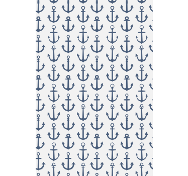 Carta da parati moderna set ancore stile hampton - TenStickers