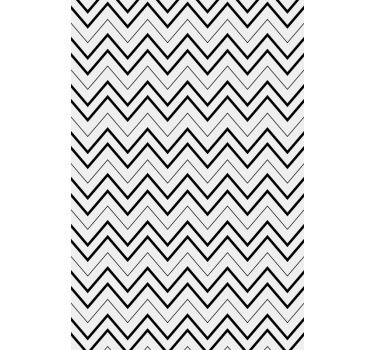 Carta da parati moderna motivo zigzag geometrico - TenStickers