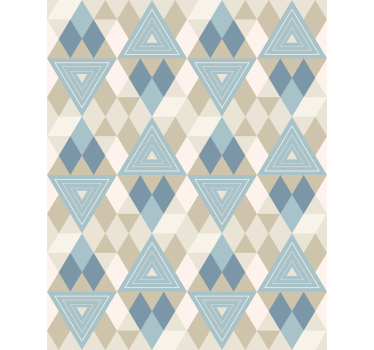 Carta da parati moderna motivo triangoli geometrici - TenStickers