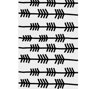 Carta da parati moderna design a motivi freccia - TenStickers