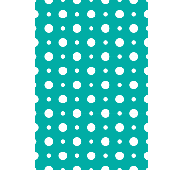 Carta da parati moderna motivo a pois blu - TenStickers