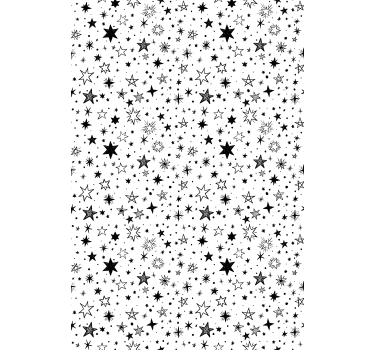 Carta da parati camera ragazzi motivo notte stellata - TenStickers
