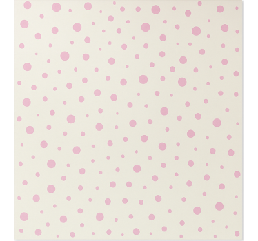 Carta da parati camera ragazzi pois eleganti rosa - TenStickers
