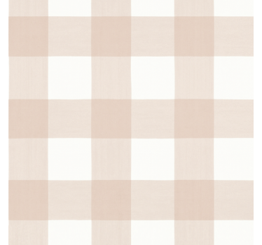 Carta da parati cameretta quadretti rosa - TenStickers
