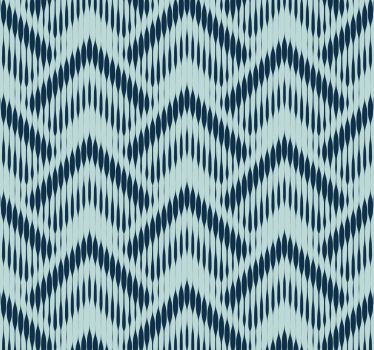 Carta da parati geometrica motivo chevron ikat - TenStickers