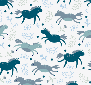Carta da parati con cavalli - TenStickers