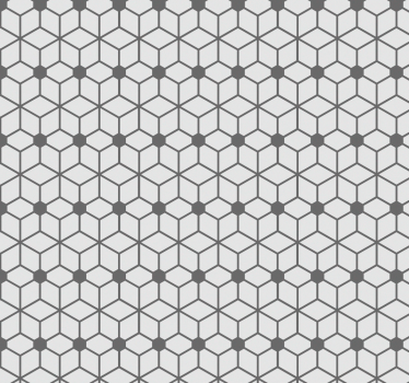 Carta da parati bagno Mosaico grigio - TenStickers