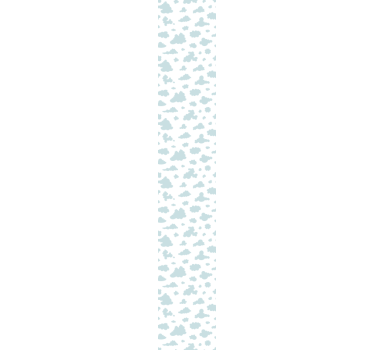 Carta da parati cameretta modello freddo blu morbido - TenStickers