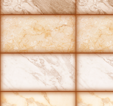 Carta da parati moderna marmo arancione - TenStickers