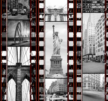Carta da parati città pellicola new york - TenStickers