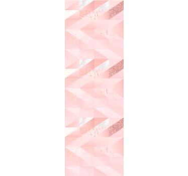 Carta da parati effetto marmo fusione chevron - TenStickers