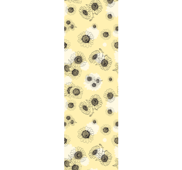 Carta da parati floreale motivi floreali - TenStickers