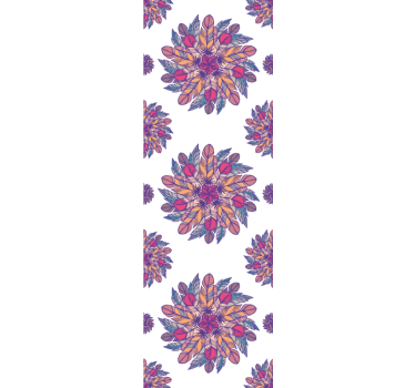 Carta da parati floreale motivo floreale scoppiato - TenStickers