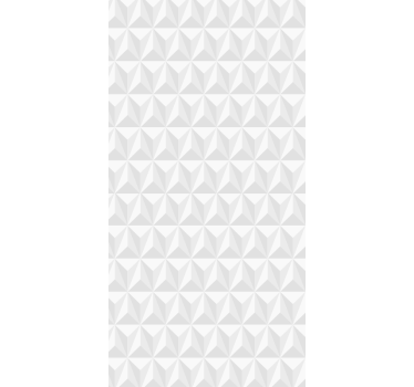 Carta da parati bianca muro geometrico - TenStickers