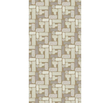 Carta da parati effetto marmo marmo geometrico - TenStickers