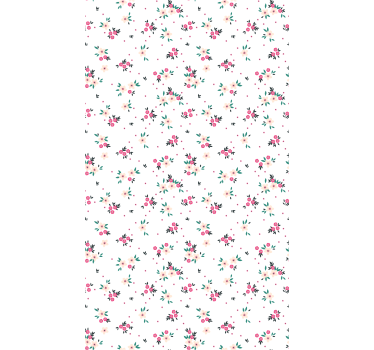 Carta da parati floreale esposizione di bouquet floreali - TenStickers